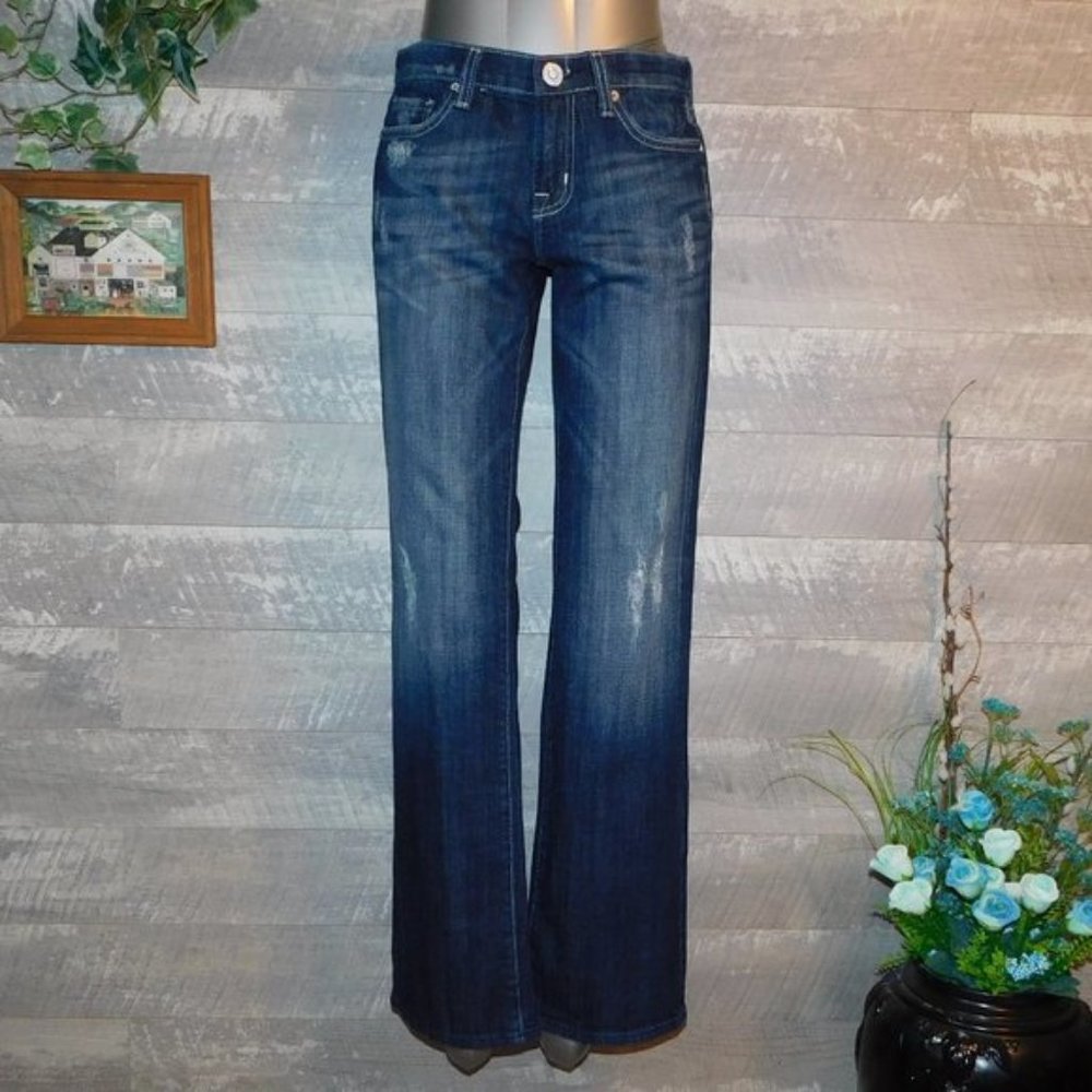 Vigoss London Boot Cut Jeans Distressed Size 3